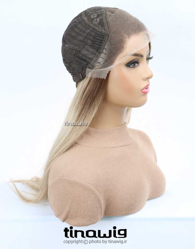 کلاه گیس زنانه کد-ROSALIA75-8T16H613 موی مصنوعی رنگ سامبره — تصویر ۱۰