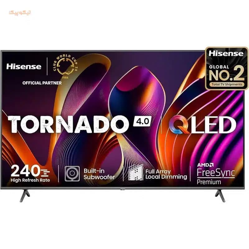 تلویزیون 55 اینچ هوشمند هایسنس مدل QA55Q7FSHICHD با کیفیت تصویر 4K — تصویر ۴