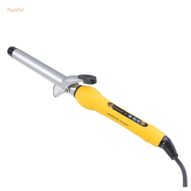 اتو مو انزو پروفیشینال مدل EN-3955W به همراه برس حرارتی و فرکننده مو — تصویر ۵