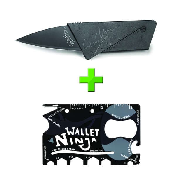 پک چاقو مدل جیبی به همراه آچار و ابزار چندکاره مدل ninja wallet