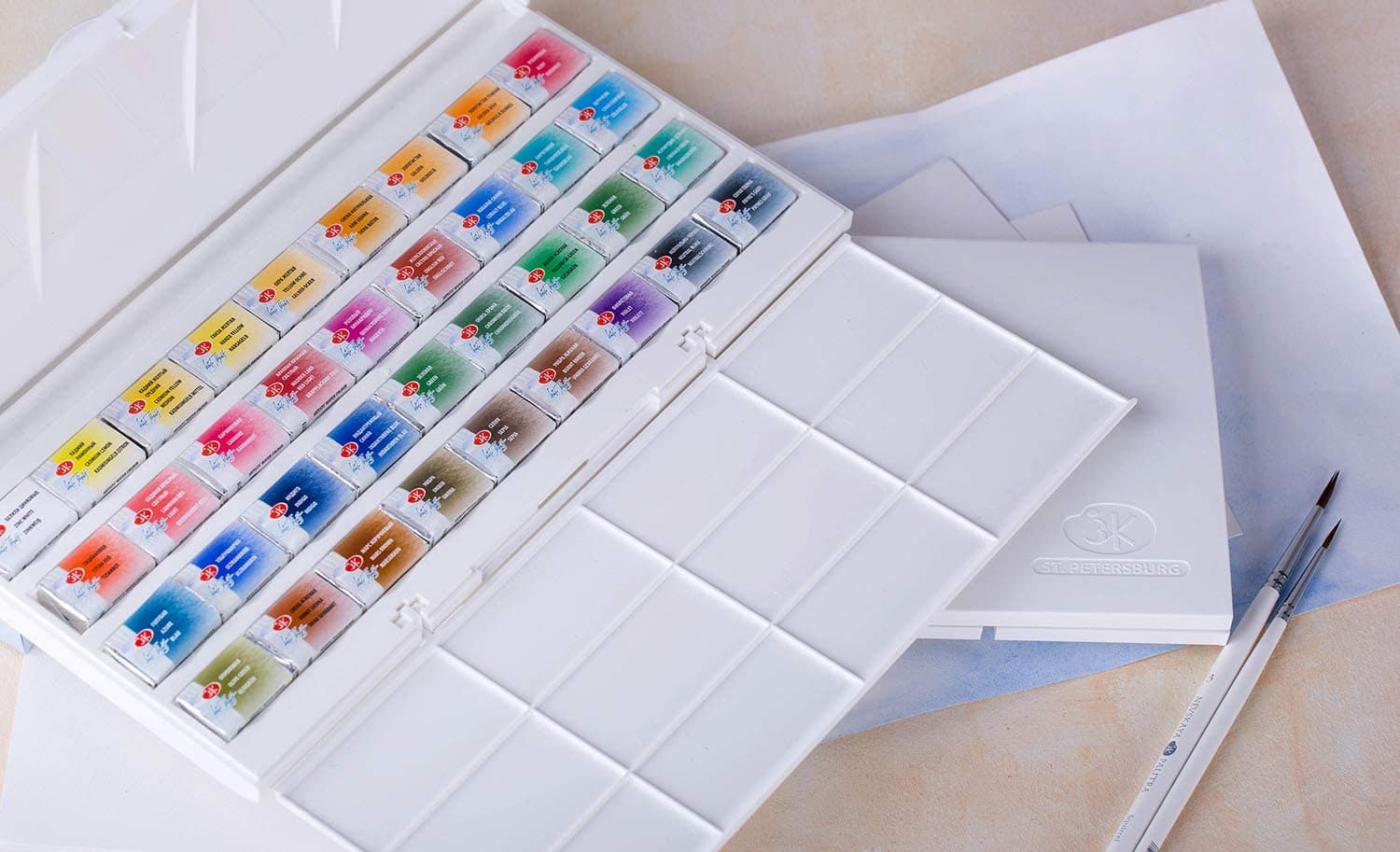 ابرنگ سن پترزبورگ “Watercolor paint set “White Nights — تصویر ۴