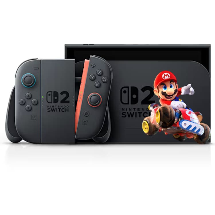 کنسول Nintendo Switch 2 + Mario Kart World – Black — تصویر ۳