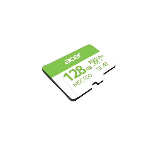کارت حافظه microSDXC ایسر مدل MSC100 کلاس A1 استاندارد UHS-I U3 سرعت 100MBps ظرفیت 128 گیگابایت — تصویر ۳