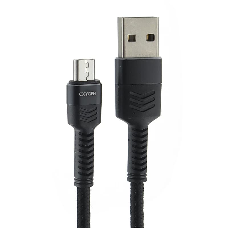 کابل تبدیل USB به MicroUSB اکسیژن مدل LX10 طول 1 متر — تصویر ۳