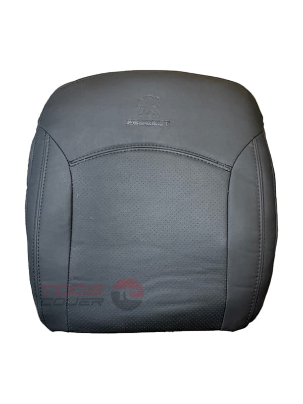 روکش صندلی پژو 207 چرم وسط سوزنی مشکی -کد 700 — تصویر ۵