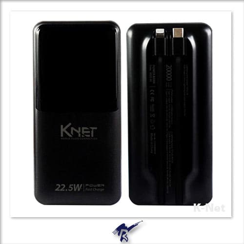 پاوربانک 22.5 وات کی نت مدل K-P22 ظرفیت 20000 میلی آمپر ساعت — تصویر ۲