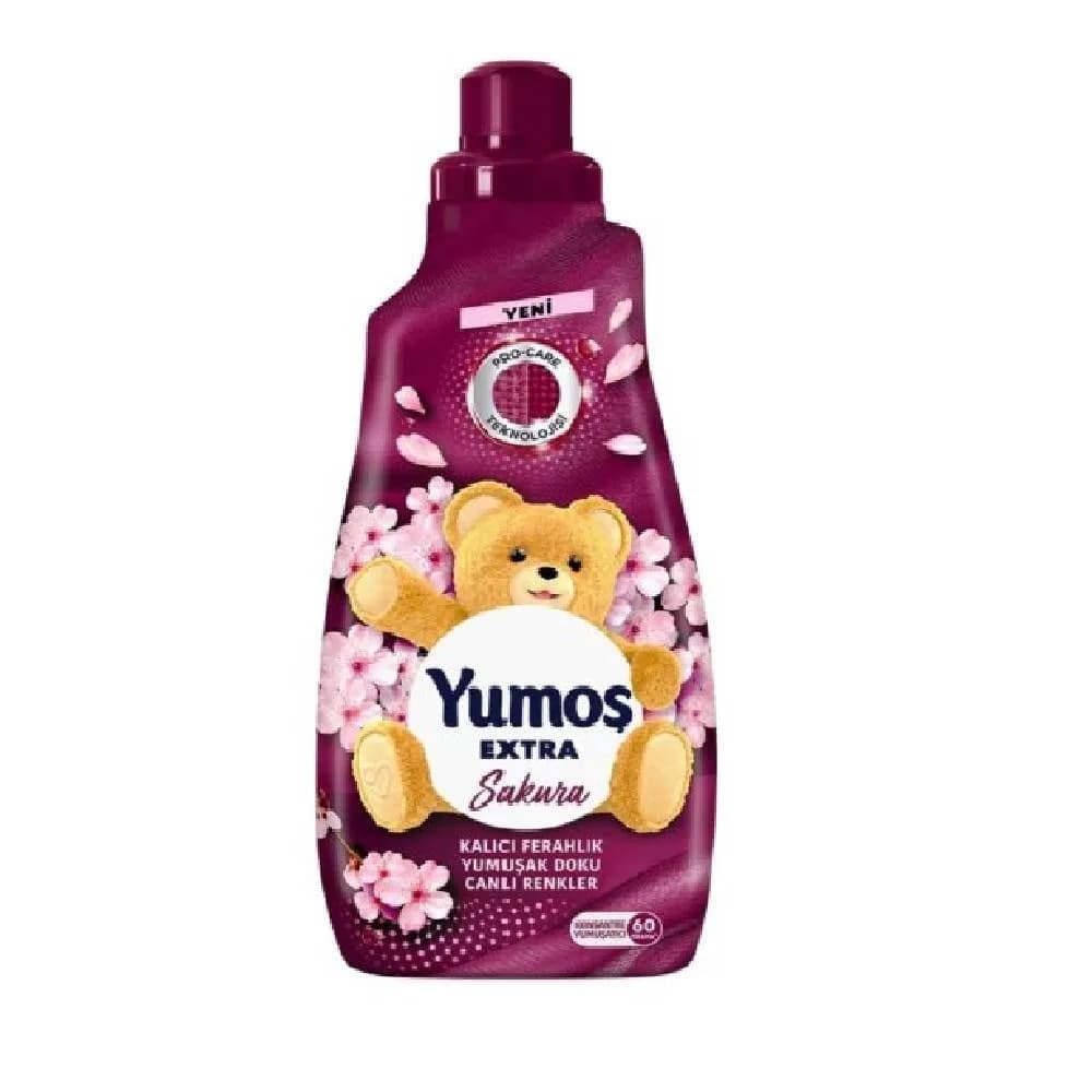 نرم کننده لباس یوموش Yumos مدل Sakura رایحه شکوفه گیلاس حجم 1440 میل — تصویر ۲