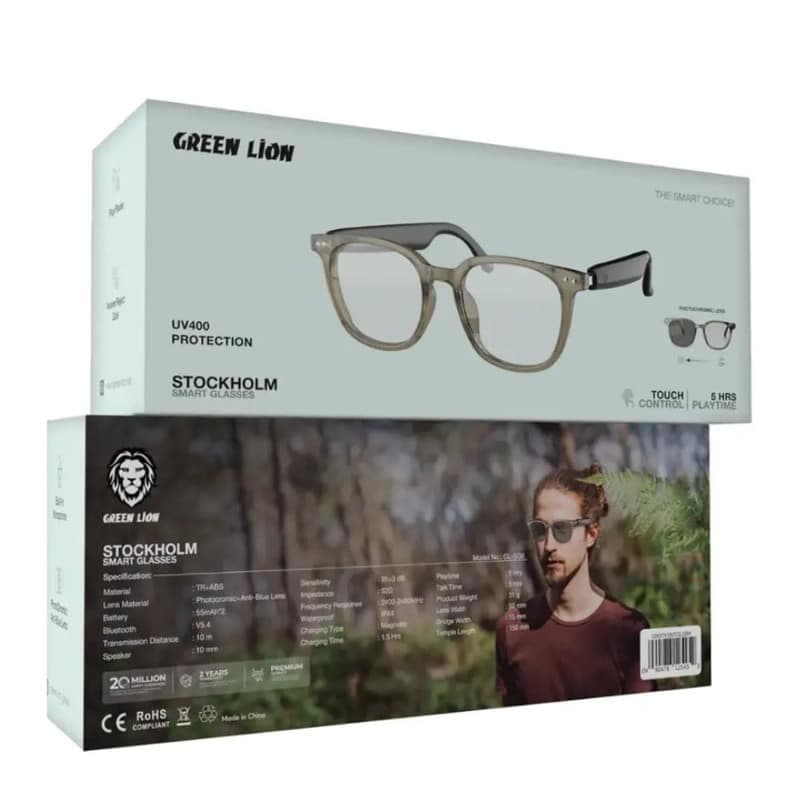 عینک هوشمند گرین لاین مدل SMART GLASSES-Stockholm — تصویر ۵