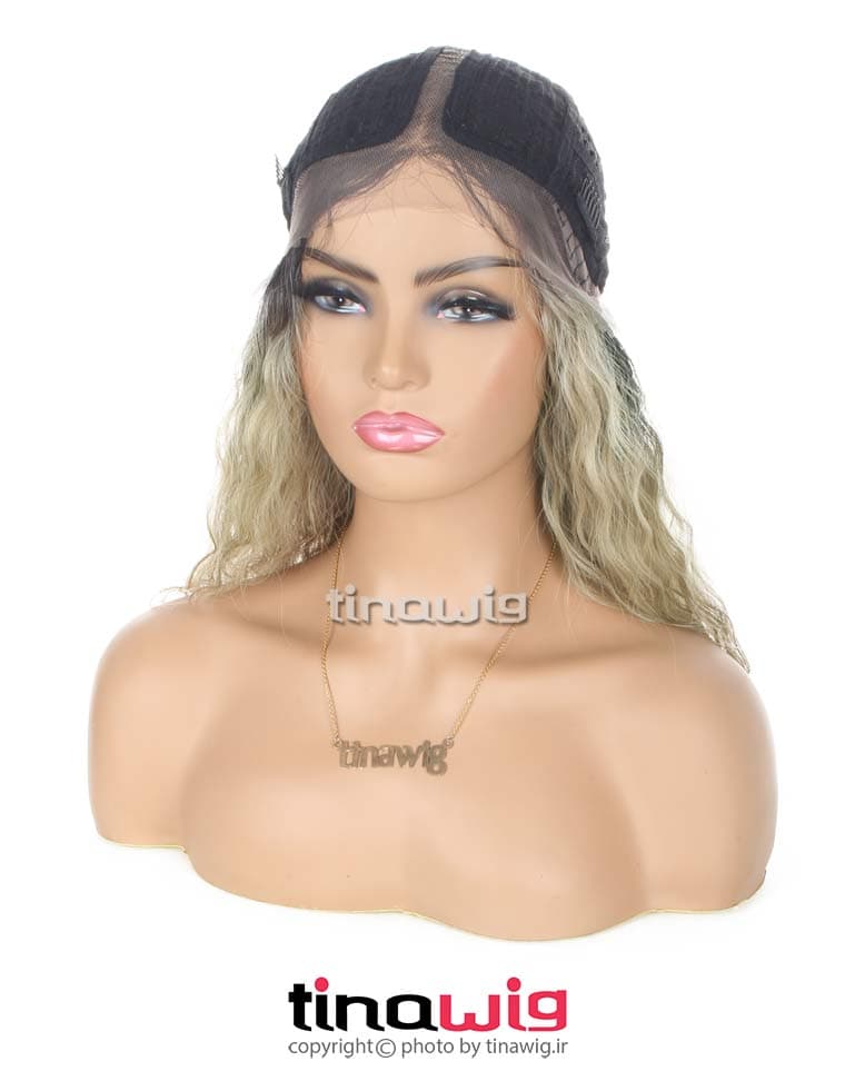 کلاه گیس زنانه کدstormy75-4-16A-613F با موی مصنوعی — تصویر ۸