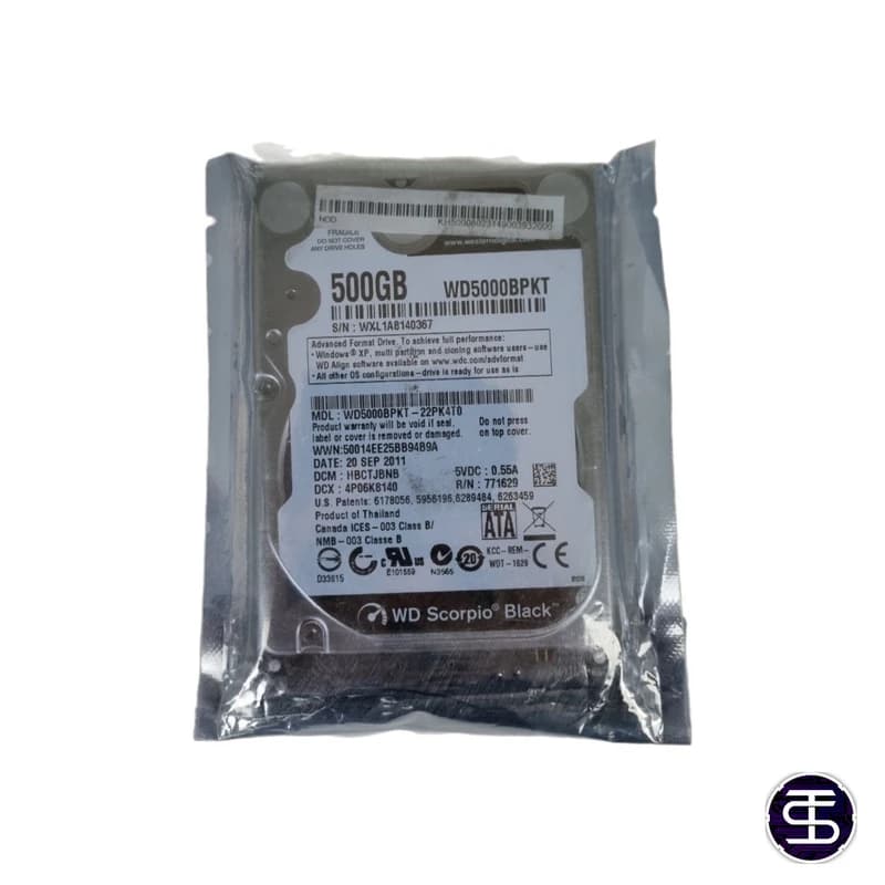 هارد دیسک وسترن دیجیتال مدل WD500LPLX ظرفیت 500 گیگابایت — تصویر ۴