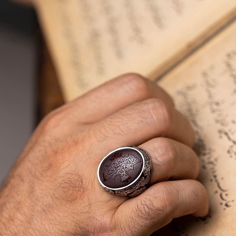 انگشتر عقیق شفیعه — تصویر ۴