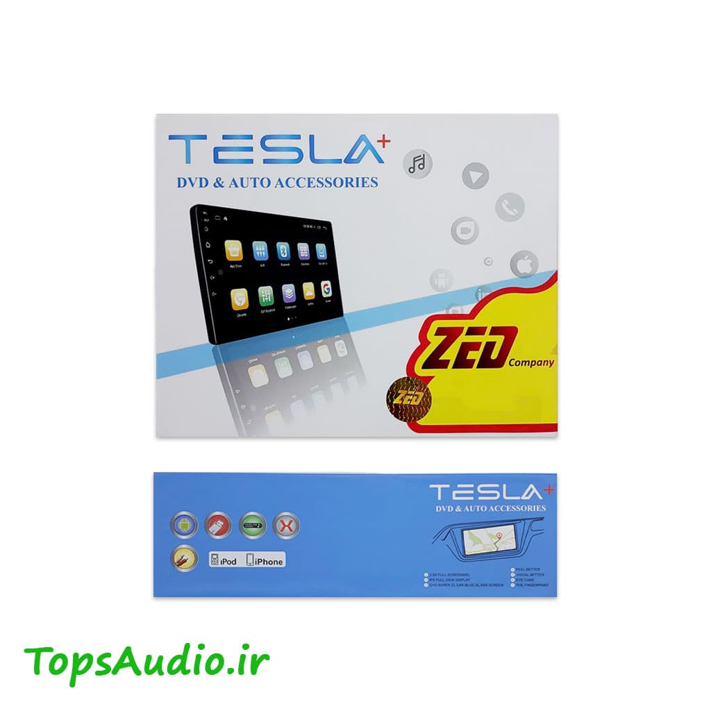 مانیتور اندروید تسلا مدل CarPlay 2+32 — تصویر ۱۲