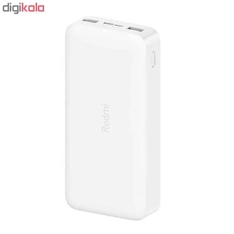 پاوربانک 18 وات شیائومی مدل Redmi ظرفیت 20000 میلی‌آمپرساعت — تصویر ۳