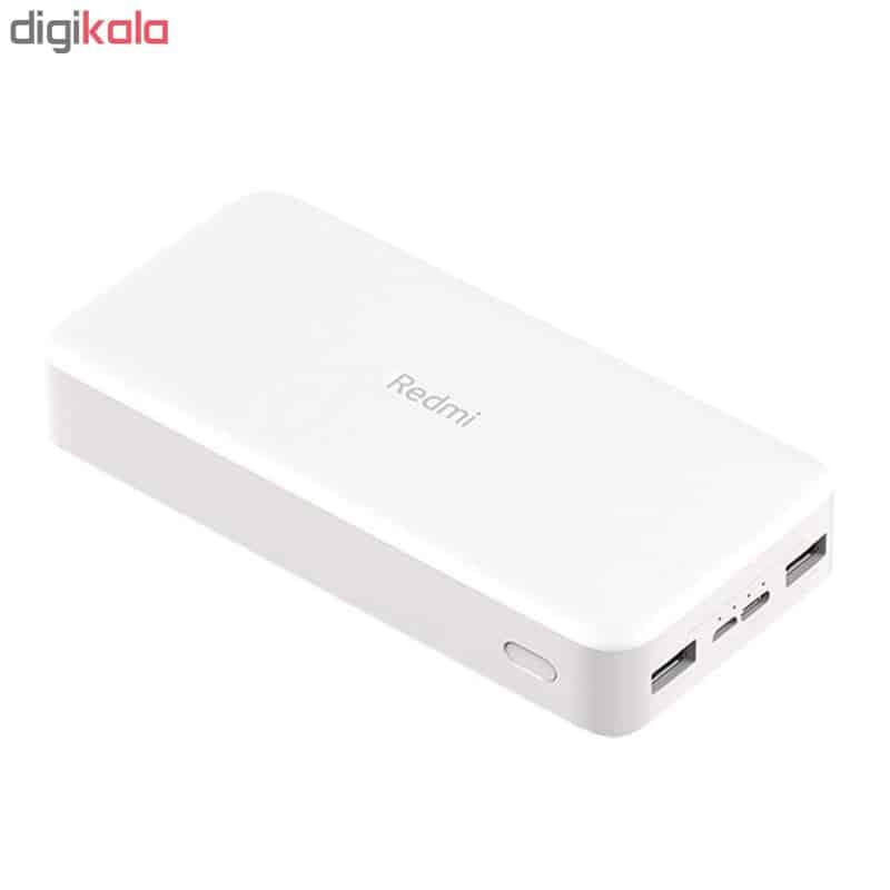 پاوربانک 18 وات شیائومی مدل Redmi ظرفیت 20000 میلی‌آمپرساعت — تصویر ۶