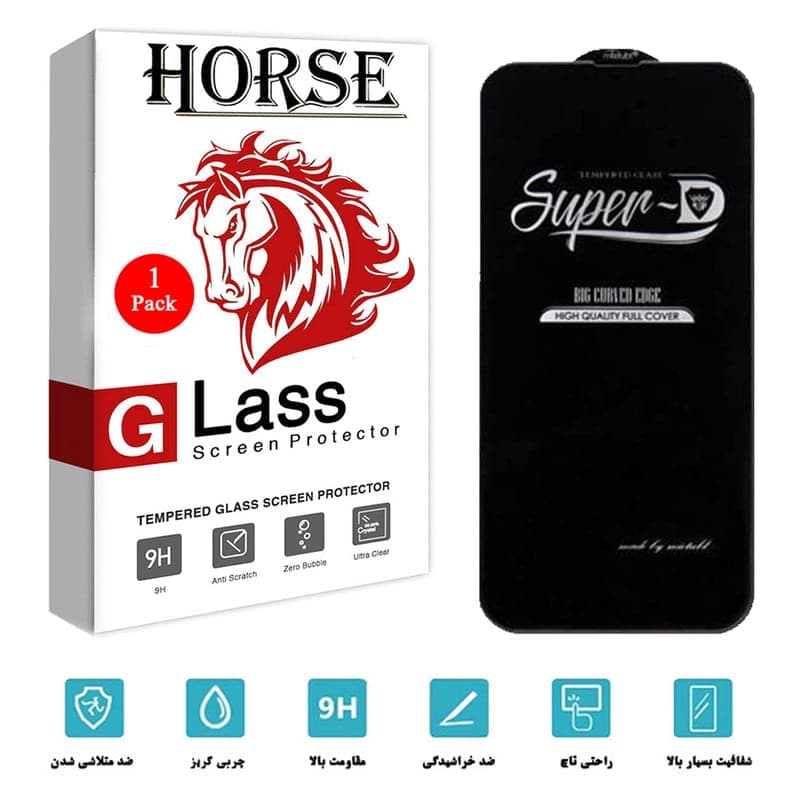 محافظ صفحه نمایش هورس مدل SUPERD مناسب برای گوشی موبایل اپل iPhone 13 — تصویر ۳