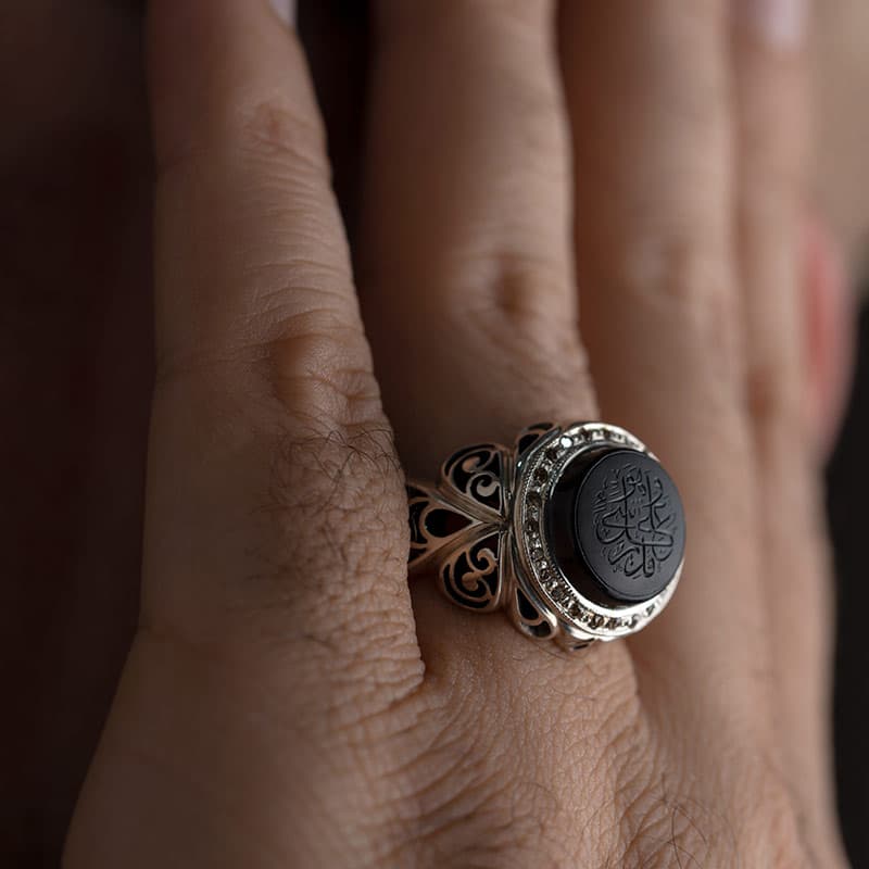 انگشتر عقیق آمین — تصویر ۸