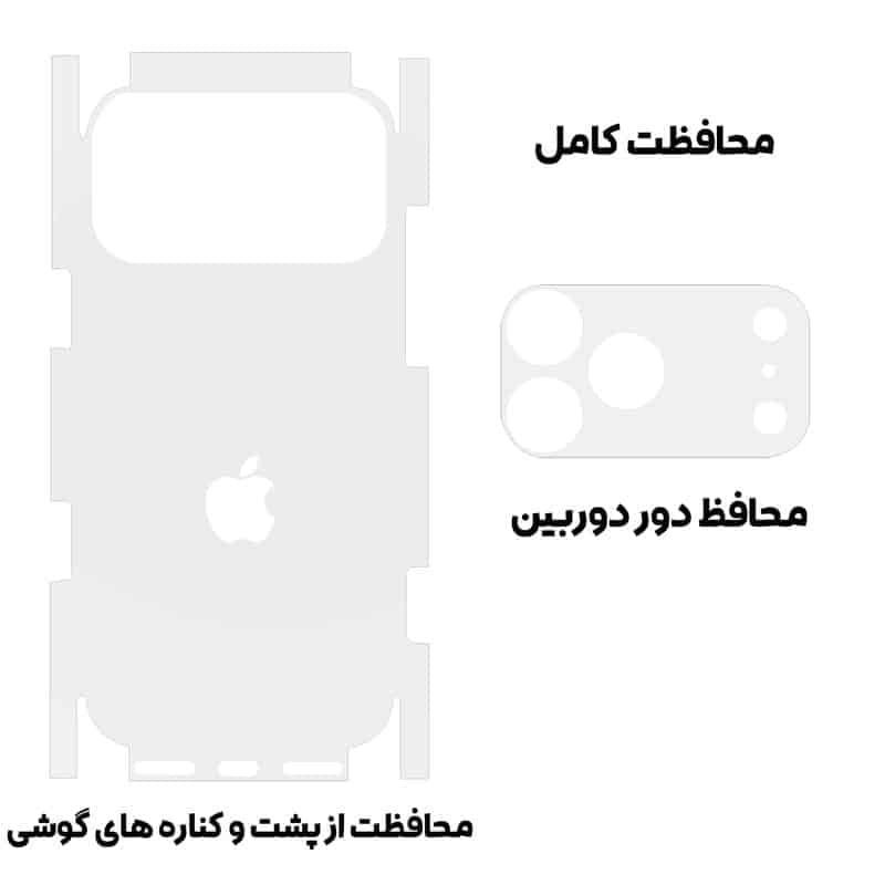 برچسب پشت گوشی بادیگارد مدل Full 360 مناسب برای گوشی موبایل اپل iPhone 17 Pro Max — تصویر ۴