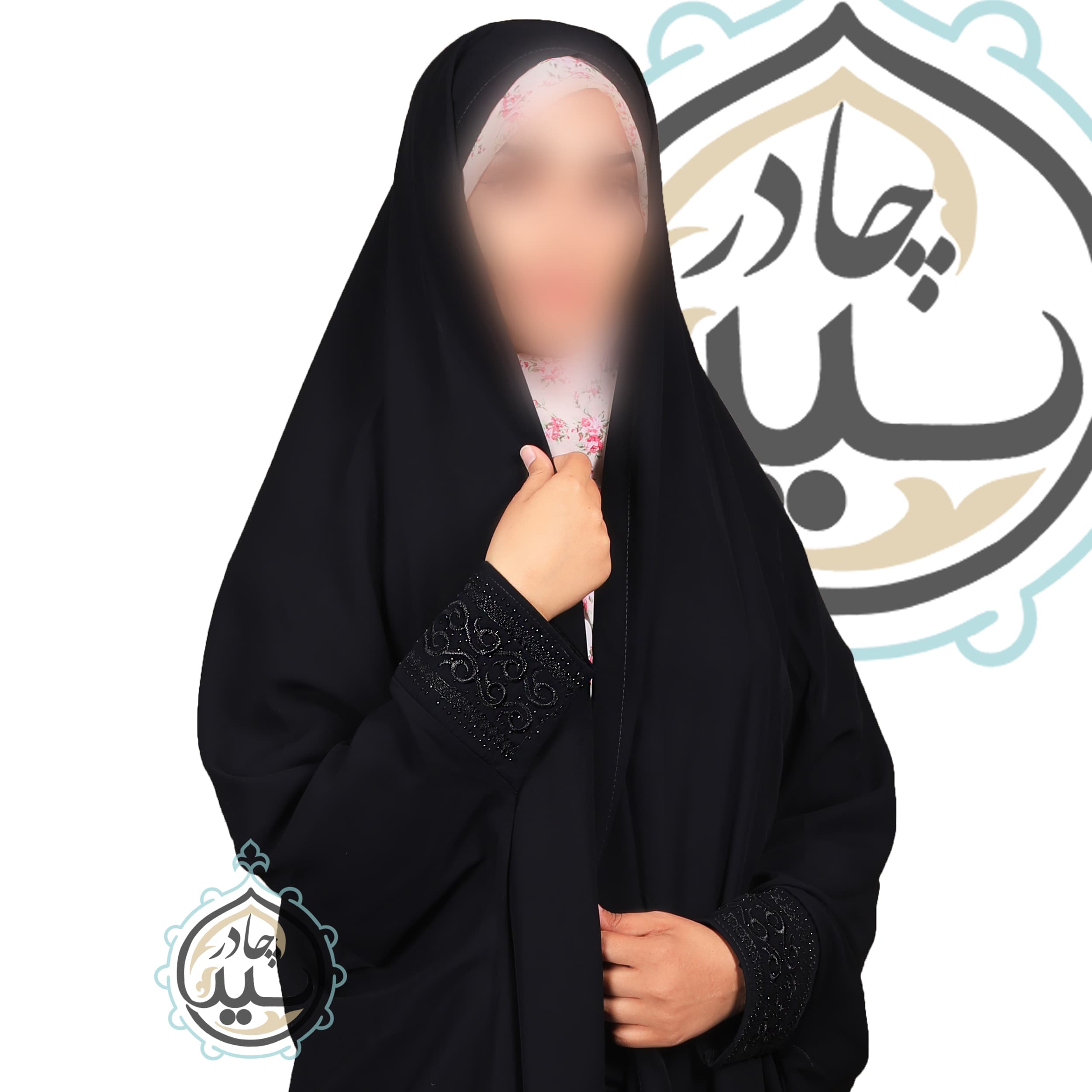 چادر مشکی دانشجویی مچ دار | اصالت، راحتی، زیبایی — تصویر ۳