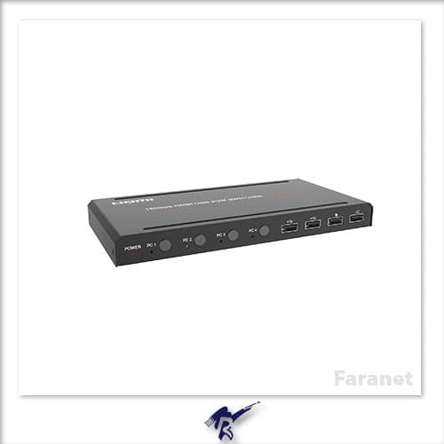 سوئیچ KVM HDMI2.0 چهار پورت فرانت -FN-K241 — تصویر ۲