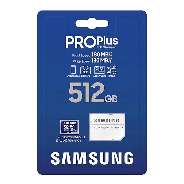 کارت حافظه MicroSDXC سامسونگ مدل Samsung PRO PLUS UHS-I U3 A2 V30 ظرفیت 512 گیگابایت — تصویر ۲