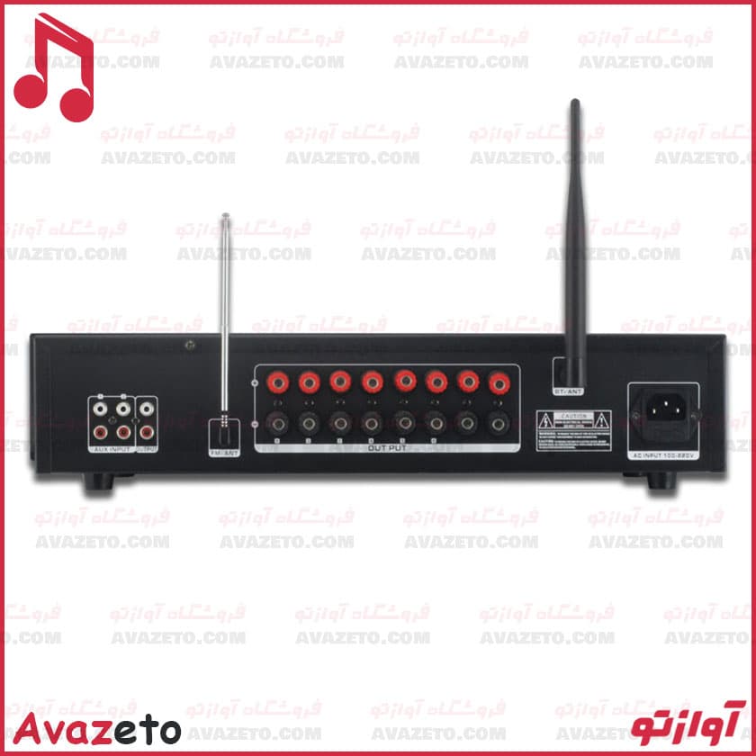 آمپلی فایر استریو شوک SHOCK PA-8280 — تصویر ۱۰