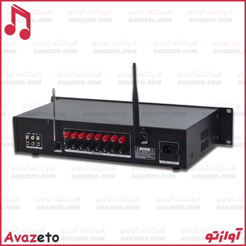 آمپلی فایر استریو شوک SHOCK PA-8280 — تصویر ۹