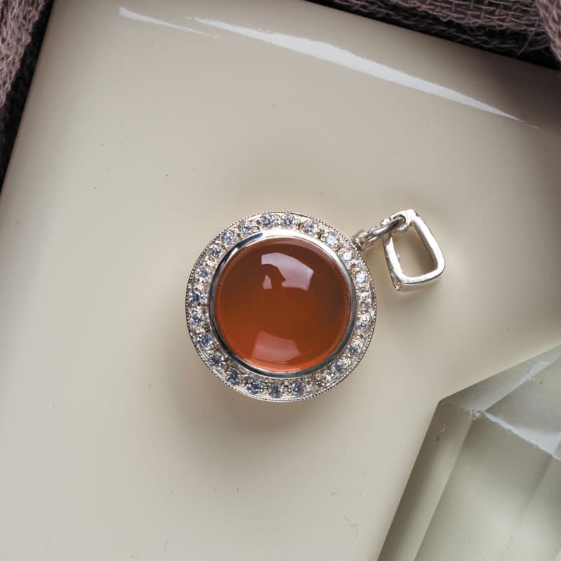 آویز عقیق هسل — تصویر ۶