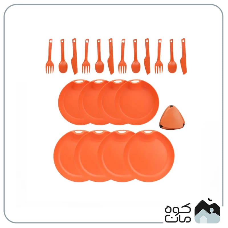 ست ظروف 4 نفره لایف کمپ مدل 21 تکه کد 45833 — تصویر ۴