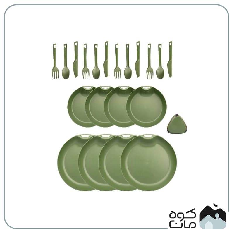 ست ظروف 4 نفره لایف کمپ مدل 21 تکه کد 45833