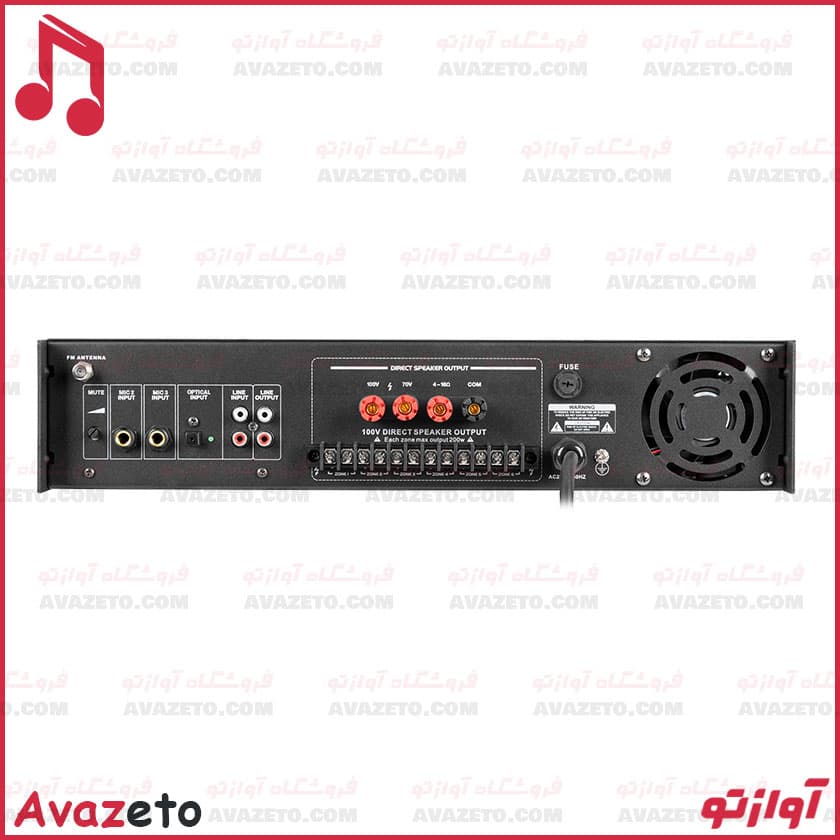 آمپلی فایر دایناپرو DYNAPRO PA360-Z6 — تصویر ۲