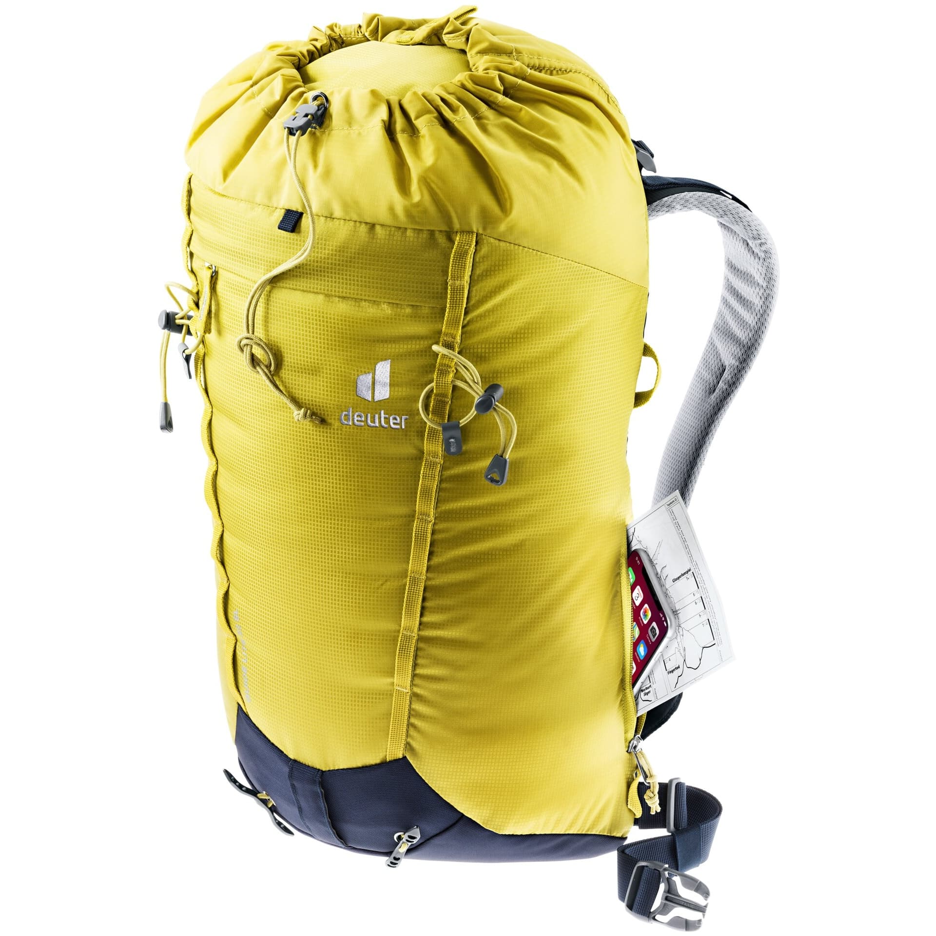 کوله پشتی 22 لیتری دیوتر مدل DEUTER GUIDE LITE 22 SL زرد — تصویر ۶