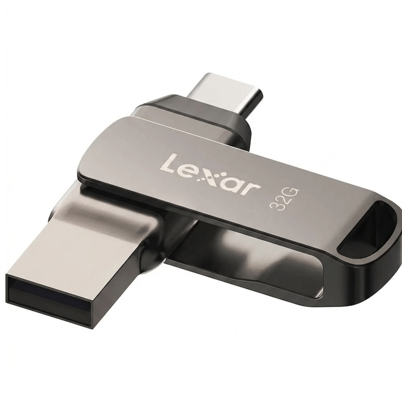 فلش مموری لکسار مدل JumpDrive Dual Drive D400 ظرفیت 32 گیگابایت — تصویر ۴