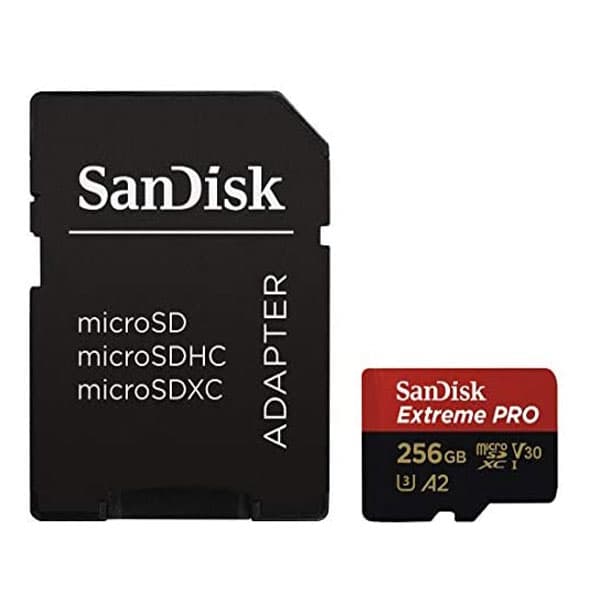 کارت حافظه microSDXC سن دیسک مدل Extreme PRO کلاس A2 استاندارد UHS-I U3 سرعت 200MBps ظرفیت 256 گیگابایت — تصویر ۳