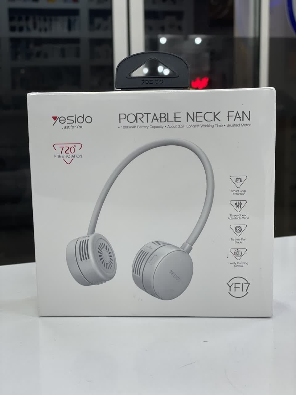 Portabl Neck Fa |پنکه گردنی قابل حمل یسیدو YF17
