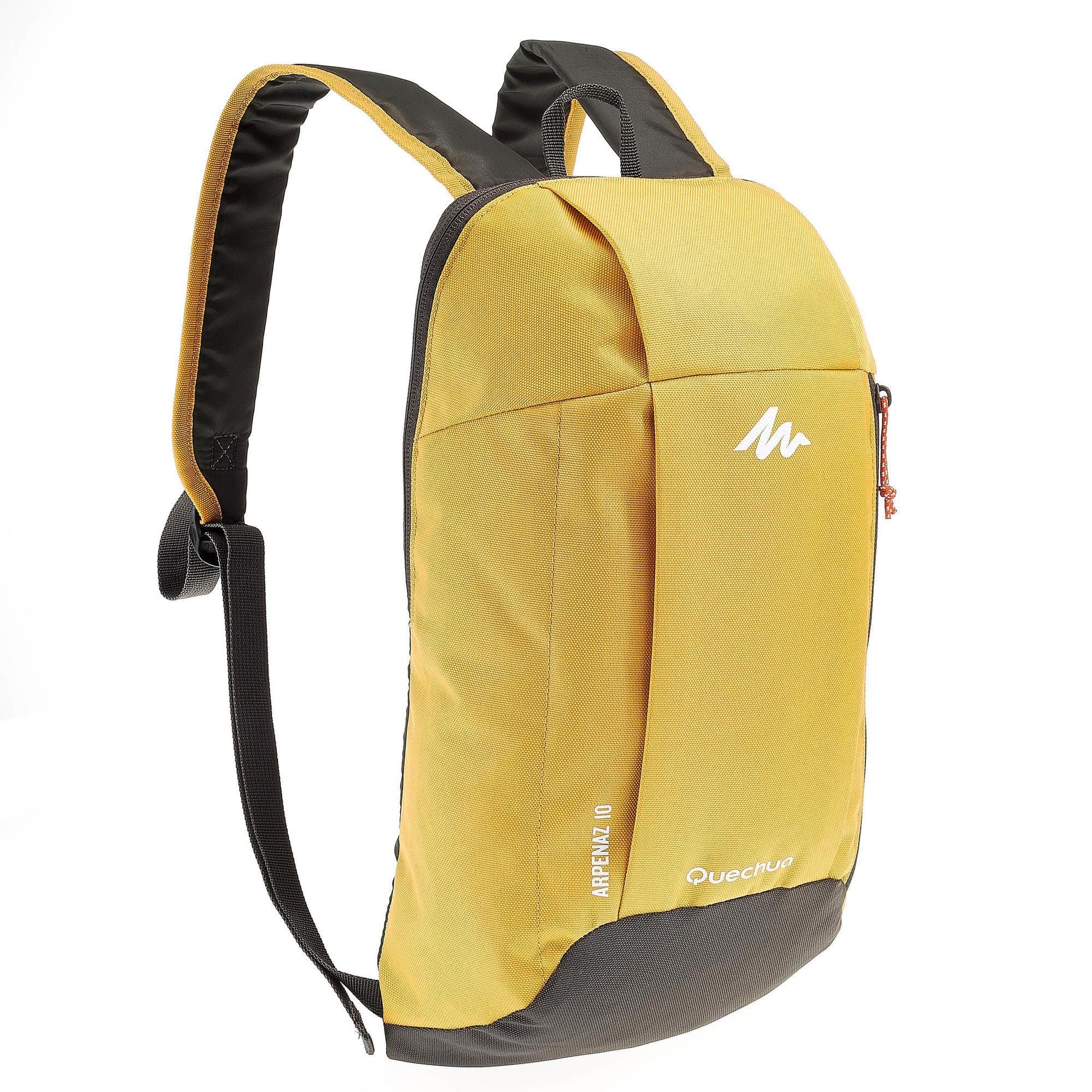 کوله پشتی 10 لیتری کچوا مدل QUECHUA OUTDOOR زرد خاکستری