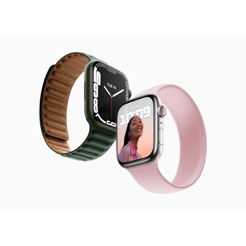 ساعت هوشمند اپل واچ سری 7 مدل Aluminum Case with Sport Band-41MM (گارانتی شرکتی) – Starlight — تصویر ۴