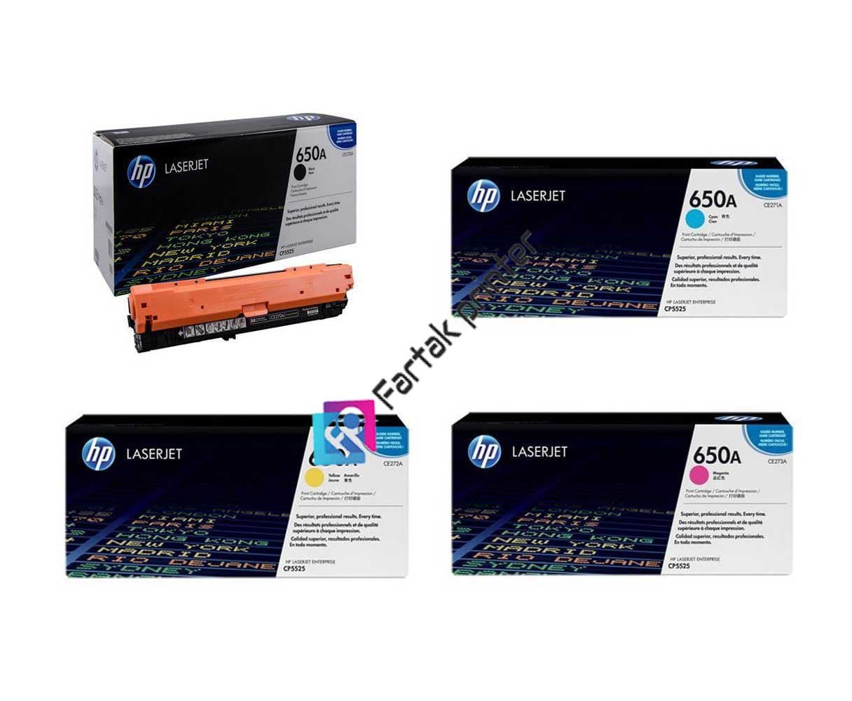 کارتریج تونر رنگی اچ پی HP 650a — تصویر ۳