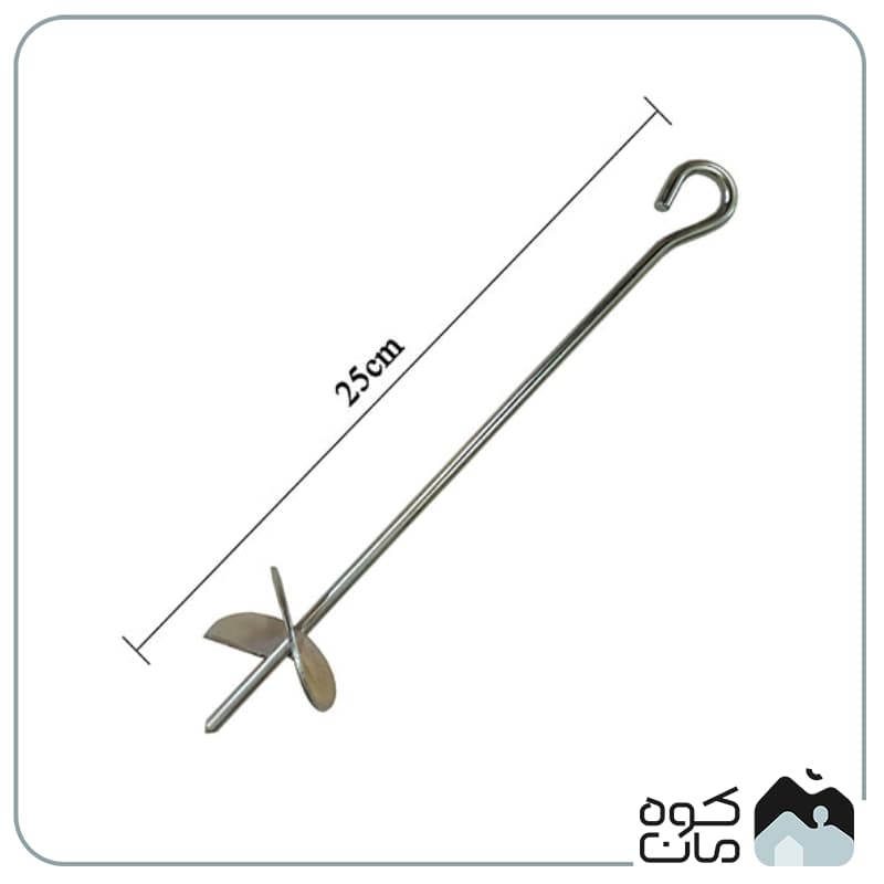 میخ چادر دانانیک مدل چرخشی کد MK325 بسته 6عددی — تصویر ۶