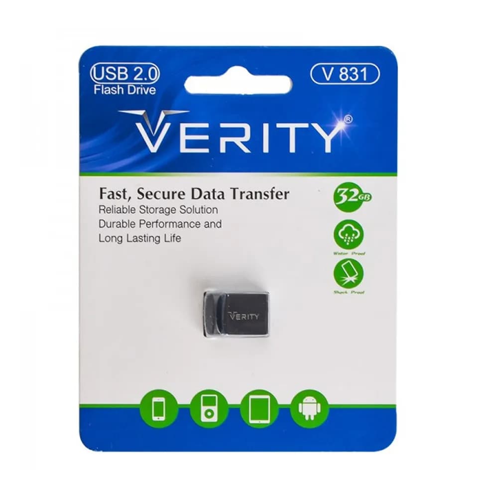 فلش وریتی VERITY مدل V-831 ظرفیت 32 گیگابایت — تصویر ۲