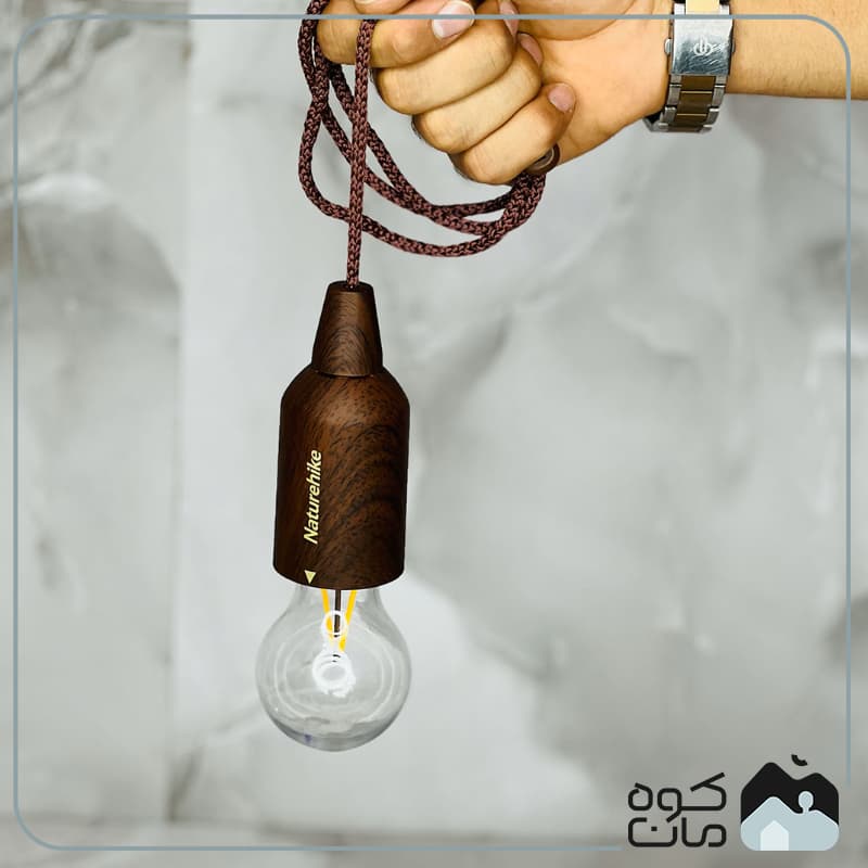 چراغ آویز شارژی نیچرهایک 2 وات کد NH21ZM002 — تصویر ۱۲