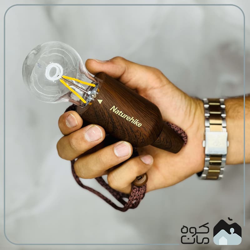 چراغ آویز شارژی نیچرهایک 2 وات کد NH21ZM002 — تصویر ۶