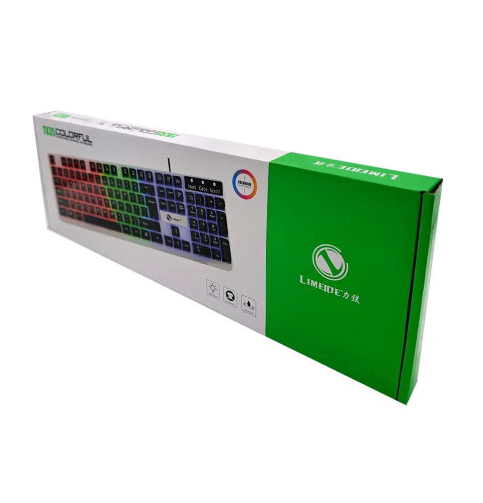 کیبورد سیم دار گیمینگ Limeide مدل TX35