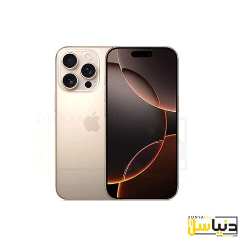iPhone 16 Pro 256GB ZA/A Non Active گارانتی شرکتی (Desert Titanium) — تصویر ۲