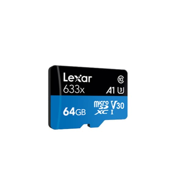 کارت حافظه‌ microSDXC لکسار مدل 633X کلاس 10 استاندارد UHS-I U3 سرعت 100mbpsظرفیت 64گیگابایت — تصویر ۳