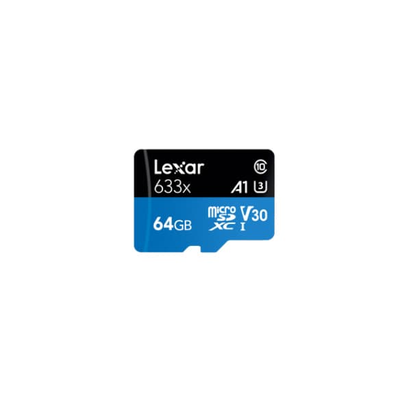 کارت حافظه‌ microSDXC لکسار مدل 633X کلاس 10 استاندارد UHS-I U3 سرعت 100mbpsظرفیت 64گیگابایت — تصویر ۴