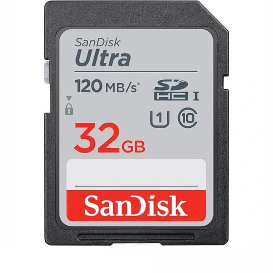 کارت حافظه SDHC سن دیسک مدل Ultra کلاس 10 استاندارد UHS-I U1 سرعت 120MBps ظرفیت 32 گیگابایت — تصویر ۳