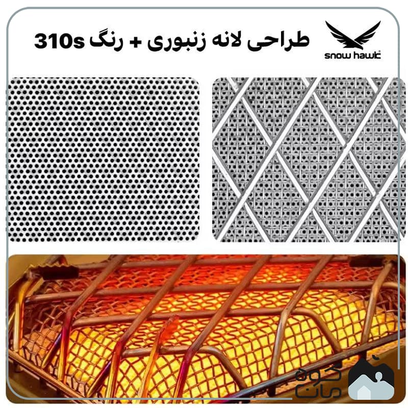 بخاری گازی دوکاره اسنوهاک مدل SN-C6195 — تصویر ۴