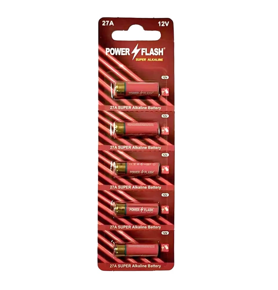 باتری ریموت POWER FLASH فلش پاور SUPER ALKALINE مدل 27A