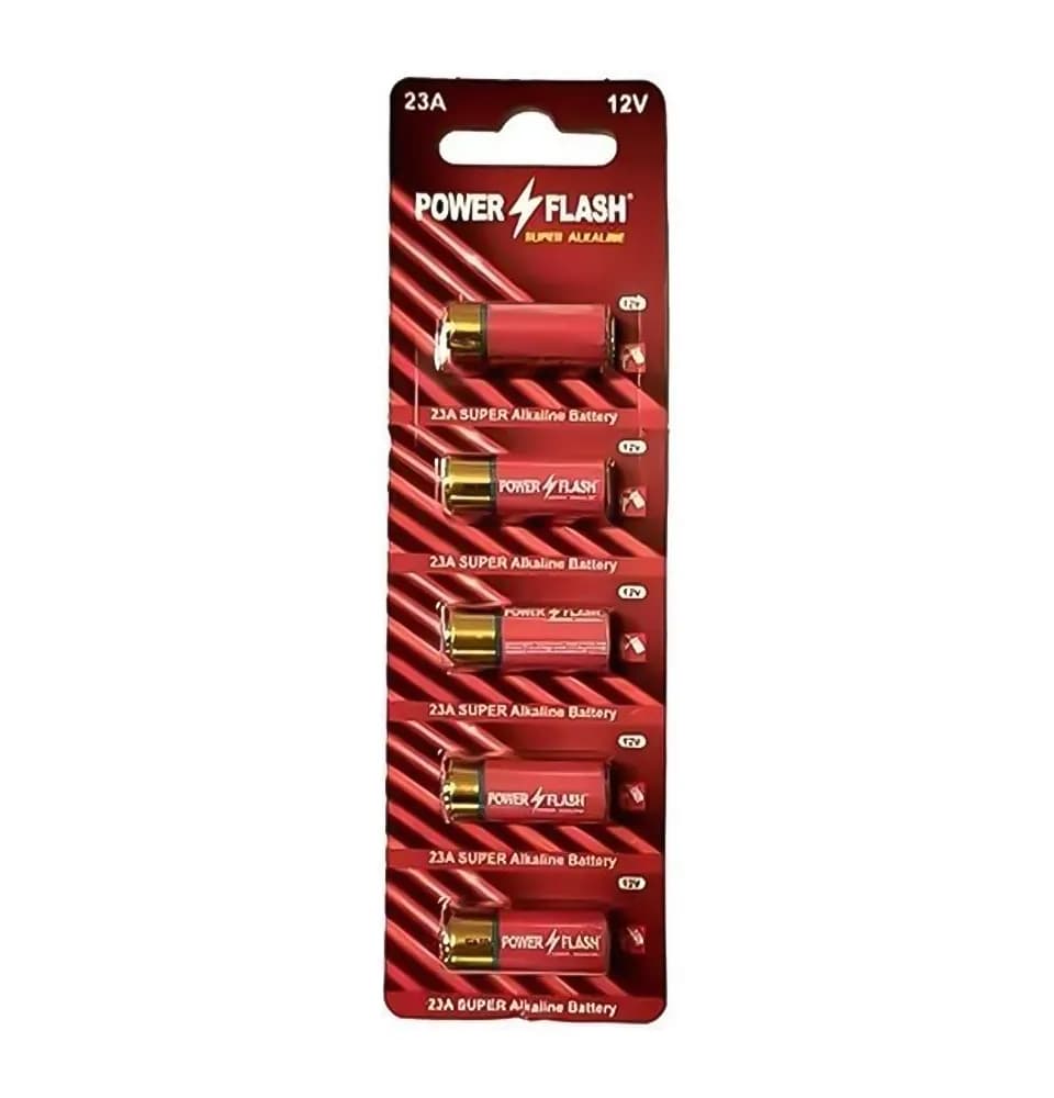 باتری ریموت POWER FLASH پاور فلش SUPER ALKALINE مدل 23A