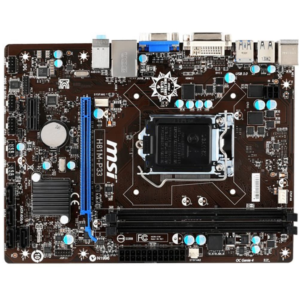 مادربرد H81 برند GIGA/ASUS/ECS/ASROCK/INTEL — تصویر ۷